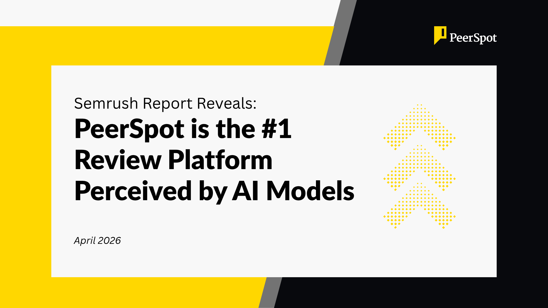 Semrush Report: PeerSpot Ranks #1 in LLM Perception Among B2B Review Sites